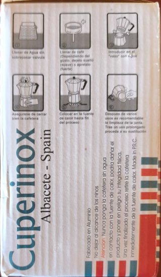 Cafetera Cuperinox Serie Verde Aluminio