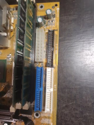 Scheda Madre MSI 6309 1996 con RAM e CPU