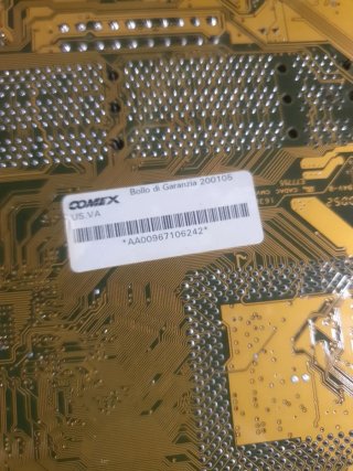Scheda Madre MSI 6309 1996 con RAM e CPU