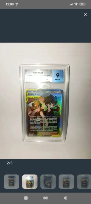 Carta Pokémon TCG Rojo y Azul 234/236