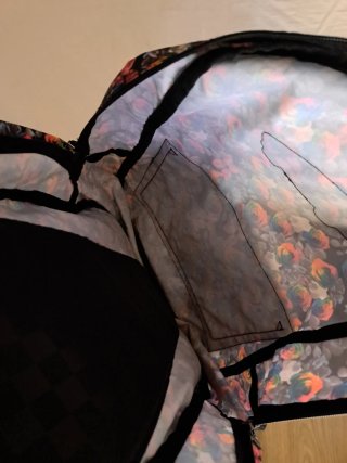 Mochila Vans Estampado Floral Arcoíris