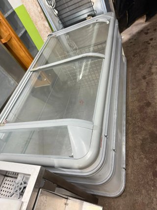 Congelador horizontal cristal