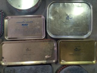 Set 2 Scatole Latta Vintage Floreali