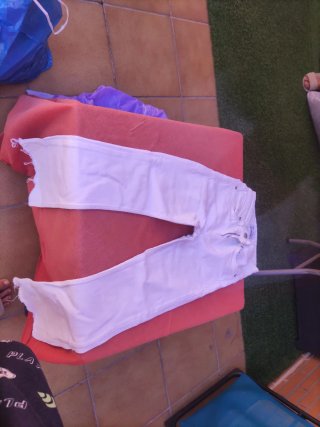 Pantalón ZARA blanco
