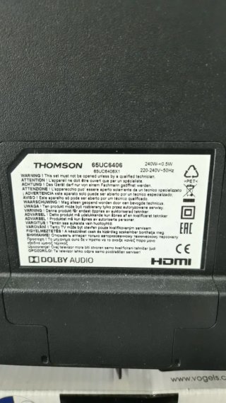 TV THOMSON 65UC6406 65” 4K ANDROID