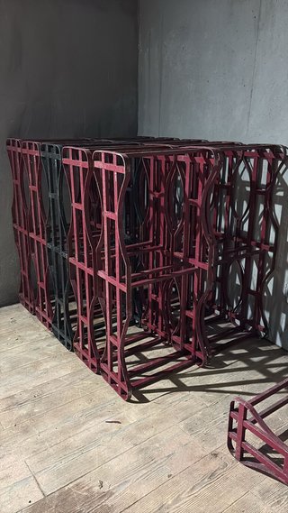 Soportes para barricas de vino