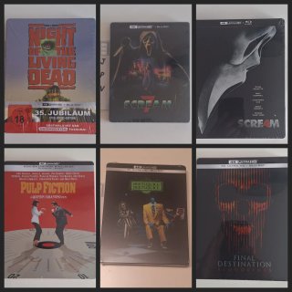 Lote 6 Steelbooks 4K UHD Blu-ray