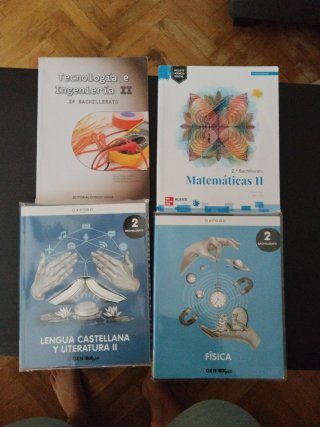 Libros segundo de bachillerato