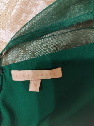 Vestido de fiesta verde