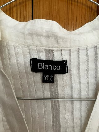Camisa Blanco manga 3/4