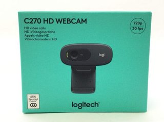 Webcam Logitech C270 HD 720p 30fps