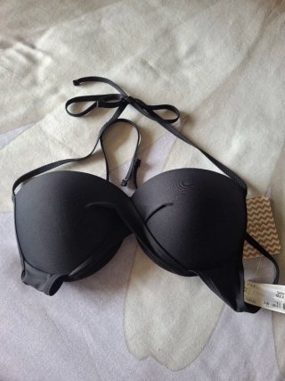 Top de bikini Sfera Talla M Negro