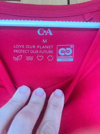 Vestido C&A Rojo Talla Única