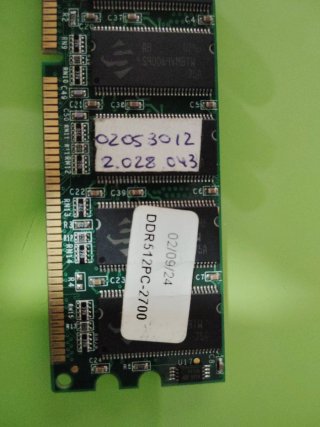 Memoria RAM DDR 512MB PC-2700