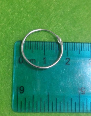 Pendientes de Plata de Ley de Aros