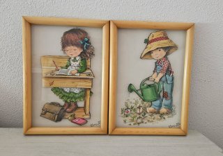 Cuadros decorativos 3d de la ilustradora Mary may.