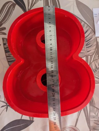 Molde silicona forma de 8