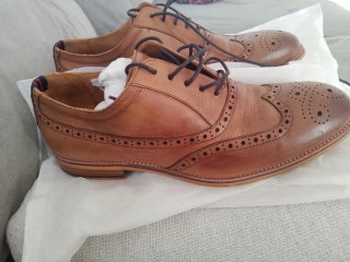 Zapatos hombre de vestir marrones talla 40