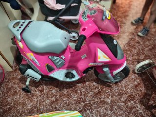 Moto Eléctrica Infantil Scooter Rosa