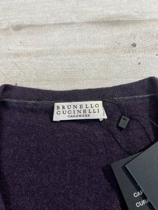 Maglione Brunello Cucinelli Cashmere Viola Donna L