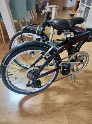 Bicicleta Plegable Tern Link B7 Negra