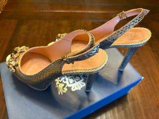 Sandalias Pedro Miralles Oro/Plata Talla 39
