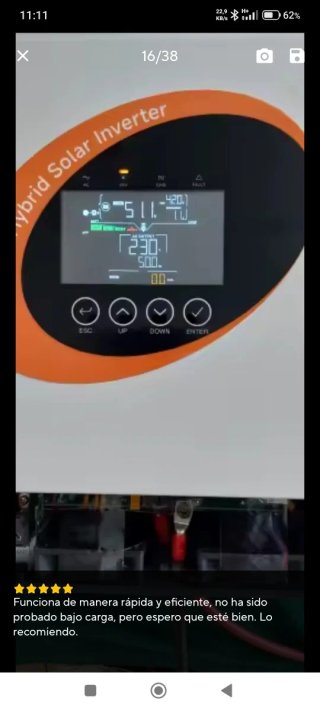 Inversor Solar Híbrido JSDsolar 6.5KW, 9000w panel