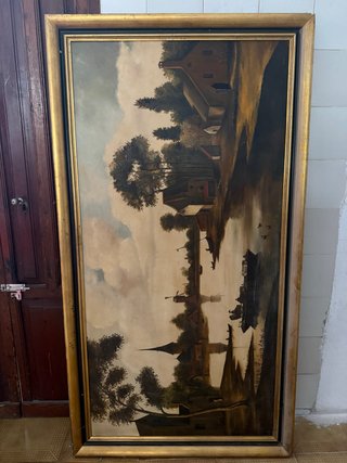 Gran óleo DAROZ firmado 170x80cm