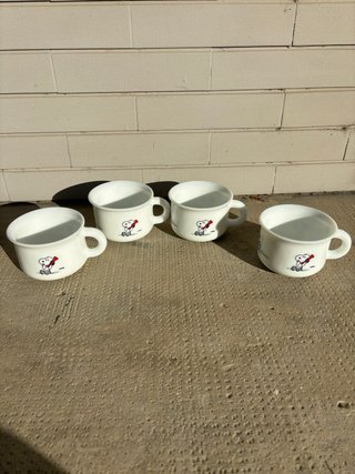 Set 4 Tazze Snoopy Vintage