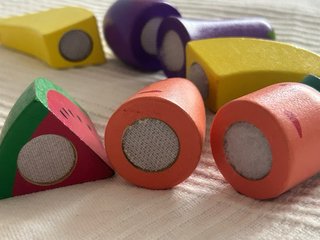 Juego de Cocina Madera Frutas y Verduras