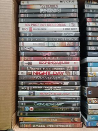Lote 60 DVDs vários filmes