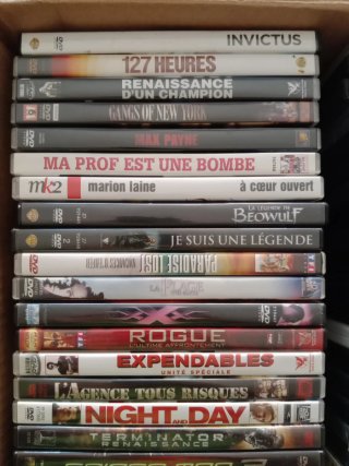 Lote 60 DVDs vários filmes