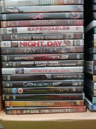 Lote 60 DVDs vários filmes