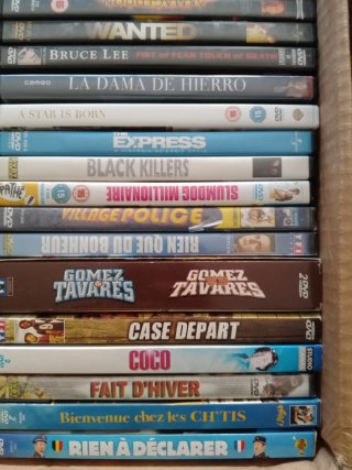 Lote 60 DVDs vários filmes