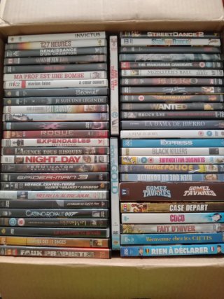 Lote 60 DVDs vários filmes