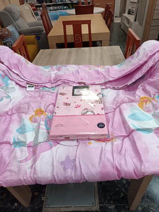 Edredón Infantil Unicornio 200x260 + Juego Sábanas