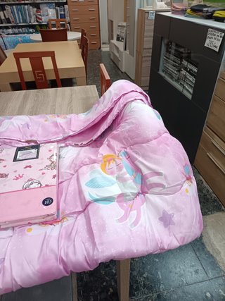 Edredón Infantil Unicornio 200x260 + Juego Sábanas