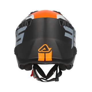 Casco Acerbis Jet Aria Graphic Naranja Fluo
