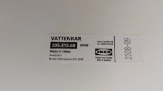 Estante Organizador IKEA VATTENKAR Blanco