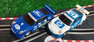 2 Coches Scalextric compact 1/43