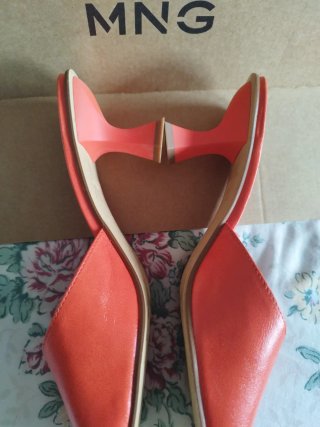 Sandalias Mango Naranja Talla 40 nuevas
