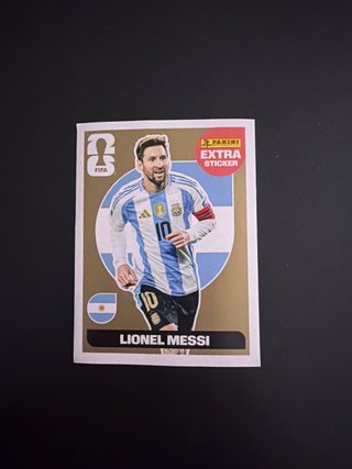 Sticker Panini Extra Dorado Messi
