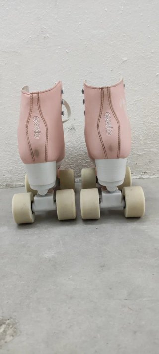 Patines Oxelo rosas talla 34