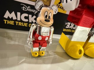 Bearbrick 400% Mickey Mouse Cromado