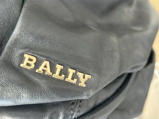 Bolso Bally piel negra auténtica | Luxury Hobo Bag