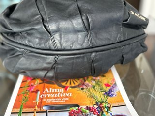 Bolso Bally piel negra auténtica | Luxury Hobo Bag