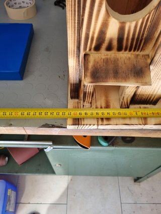 Casetta per uccellini in legno fatta a mano