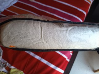 Almohada cervical viscoelástica beige