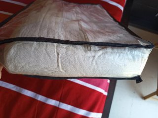 Almohada cervical viscoelástica beige