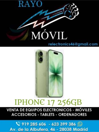 iPhone 17 256GB Nuevo Precintado